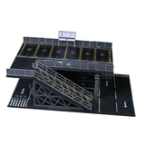 Maxbell 1/64 Parking Lot Diorama Micro Landscape Decor Decoration Showcase Organizer Style B