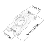 Maxbell 2Pcs 1:14 Scale RC Rear Axle Seat Accessory Replacement for 14211