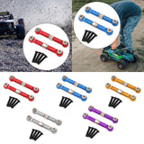 Maxbell 2Pcs 1:14 RC Car Steering Linkage Spare Steering Rod for 14211 RC Car Trucks Red