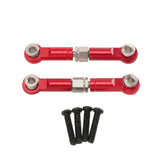 Maxbell 2Pcs 1:14 RC Car Steering Linkage Spare Steering Rod for 14211 RC Car Trucks Red