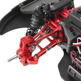 Maxbell 2Pcs 1:14 RC Car Steering Linkage Spare Steering Rod for 14211 RC Car Trucks Red