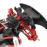 Maxbell 2Pcs 1:14 RC Car Steering Linkage Spare Steering Rod for 14211 RC Car Trucks Red