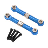 Maxbell 2Pcs 1:14 RC Car Steering Linkage Spare Steering Rod for 14211 RC Car Trucks Blue