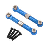 Maxbell 2Pcs 1:14 RC Car Steering Linkage Spare Steering Rod for 14211 RC Car Trucks Blue