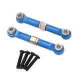 Maxbell 2Pcs 1:14 RC Car Steering Linkage Spare Steering Rod for 14211 RC Car Trucks Blue