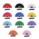 Maxbell Folding Fan Decorative Boots on The Ground Fan for Festival Carnival Red