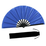 Maxbell Folding Fan Decorative Boots on The Ground Fan for Festival Carnival Blue