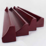 Maxbell 4Pcs Wooden Mahjong Tiles Racks Mahjong Tool for  Holiday Home 450x30x5mm