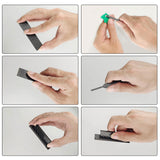 Maxbell 8Pcs Sanding Sticks for Plastic Models Hobby Tools for Miniatures Wood Hobby