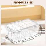 Maxbell Card Storage Box Multi Compartments Sturdy Holder for Gathering Sports Cards