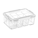 Maxbell Card Storage Box Multi Compartments Sturdy Holder for Gathering Sports Cards