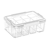 Maxbell Card Storage Box Multi Compartments Sturdy Holder for Gathering Sports Cards