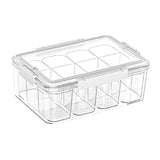 Maxbell Card Storage Box Multi Compartments Sturdy Holder for Gathering Sports Cards