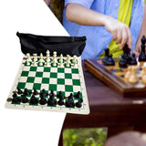 Maxbell Travel Portable Chess Set Strategy Game Educational Toy Chess Board Game Set