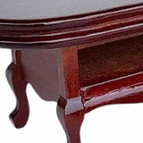 Maxbell Dollhouse Coffee Table 1/12 Wood Miniature Furniture Dollhouse Bedside Table