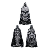 Maxbell Halloween Cloak with Hood Wizard Cosplay for Roles Play Carnivals Stage Show Style A