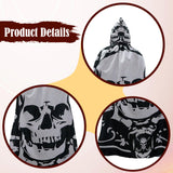 Maxbell Halloween Cloak with Hood Wizard Cosplay for Roles Play Carnivals Stage Show Style A