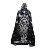 Maxbell Halloween Cloak with Hood Wizard Cosplay for Roles Play Carnivals Stage Show Style B