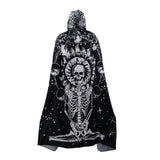 Maxbell Halloween Cloak with Hood Wizard Cosplay for Roles Play Carnivals Stage Show Style B