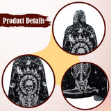 Maxbell Halloween Cloak with Hood Wizard Cosplay for Roles Play Carnivals Stage Show Style B