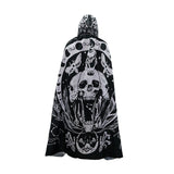 Maxbell Halloween Cloak with Hood Wizard Cosplay for Roles Play Carnivals Stage Show Style C