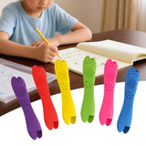 Maxbell 6Pcs Silicone Pen Grips Pencil Holders Grips for Writing Student Handwriting