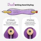 Maxbell 6Pcs Silicone Pen Grips Pencil Holders Grips for Writing Student Handwriting