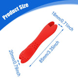 Maxbell Silicone Pen Grip Practical Pencil Holder Grip for Toddler Sketching Student Red
