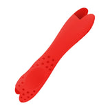 Maxbell Silicone Pen Grip Practical Pencil Holder Grip for Toddler Sketching Student Red