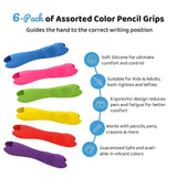Maxbell Silicone Pen Grip Practical Pencil Holder Grip for Toddler Sketching Student Red