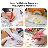 Maxbell Silicone Pen Grip Practical Pencil Holder Grip for Toddler Sketching Student Red