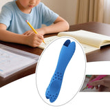 Maxbell Silicone Pen Grip Practical Pencil Holder Grip for Toddler Sketching Student Blue