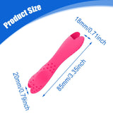 Maxbell Silicone Pen Grip Practical Pencil Holder Grip for Toddler Sketching Student Rose Red