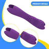 Maxbell Silicone Pen Grip Practical Pencil Holder Grip for Toddler Sketching Student Purple