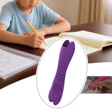 Maxbell Silicone Pen Grip Practical Pencil Holder Grip for Toddler Sketching Student Purple