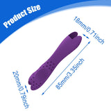 Maxbell Silicone Pen Grip Practical Pencil Holder Grip for Toddler Sketching Student Purple