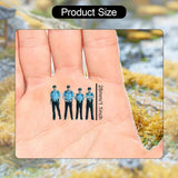 Maxbell 4x Mini Community Police Officer Figure Dioramas Mini Architectural Figurine