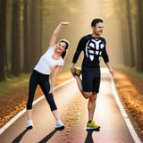 Maxbell 2 Pieces Miniature Sports Figure Dioramas Train Layout Fitness Couple Figure