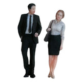 Maxbell 1/64 Scale People Figures Resin Standing People Figurines Desktop Decoration Style A