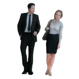 Maxbell 1/64 Scale People Figures Resin Standing People Figurines Desktop Decoration Style A