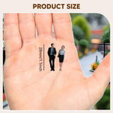 Maxbell 1/64 Scale People Figures Resin Standing People Figurines Desktop Decoration Style A
