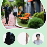 Maxbell 1/64 Scale People Figures Resin Standing People Figurines Desktop Decoration Style B