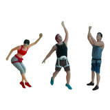 Maxbell 3Pcs Miniature Rock Climbing Figures for Micro Landscape Crafts Fairy Garden 1 64 Scale