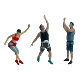 Maxbell 3Pcs Miniature Rock Climbing Figures for Micro Landscape Crafts Fairy Garden 1 64 Scale