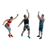 Maxbell 3Pcs Miniature Rock Climbing Figures for Micro Landscape Crafts Fairy Garden 1 64 Scale