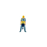 Maxbell 4Pcs 1:64 Construction Worker Figurine Resin for DIY Scene Photo Props Decor