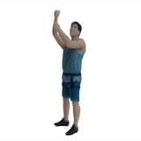 Maxbell 3Pcs Miniature Rock Climbing Figures for Micro Landscape Crafts Fairy Garden 1 87 Scale