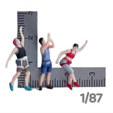 Maxbell 3Pcs Miniature Rock Climbing Figures for Micro Landscape Crafts Fairy Garden 1 87 Scale