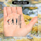 Maxbell 3Pcs Miniature Rock Climbing Figures for Micro Landscape Crafts Fairy Garden 1 87 Scale