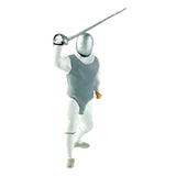 Maxbell 1/64 Scale Model Figure Hand Painted Resin Realistic Mini Fencing Doll Model Defense Grey